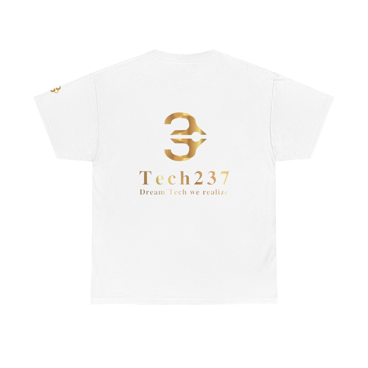 Tech237 Dream Heavy Cotton Tee - Unisex Gold Design