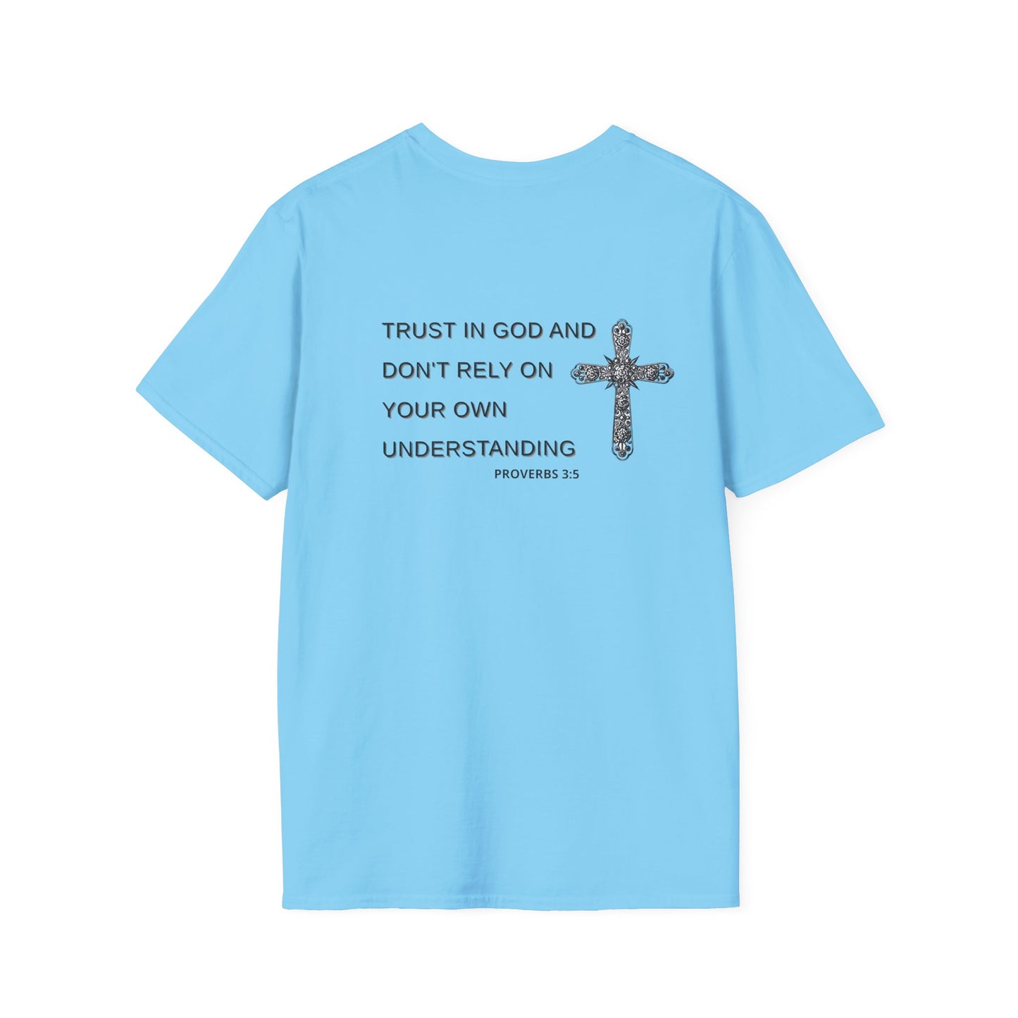 Faith-Inspired Unisex Softstyle T-Shirt with Proverbs 3:5