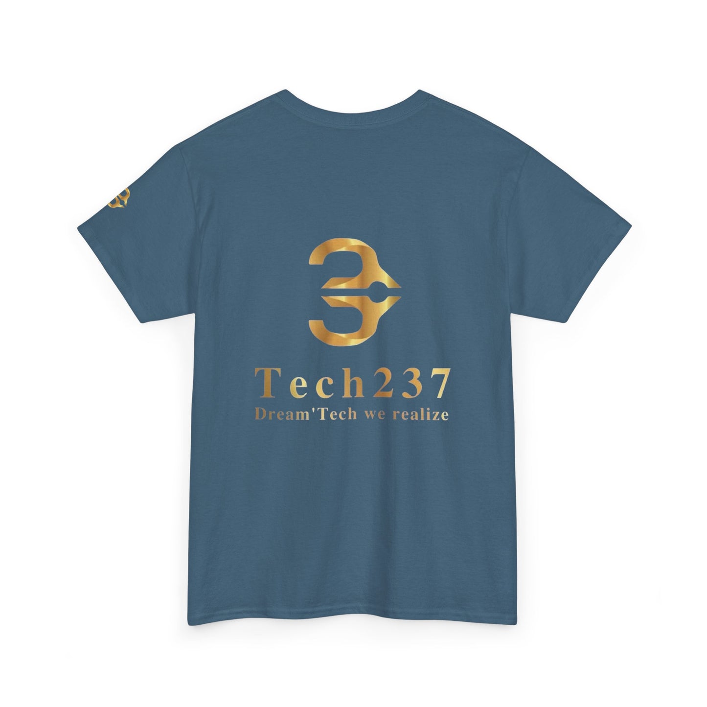 Tech237 Dream Heavy Cotton Tee - Unisex Gold Design