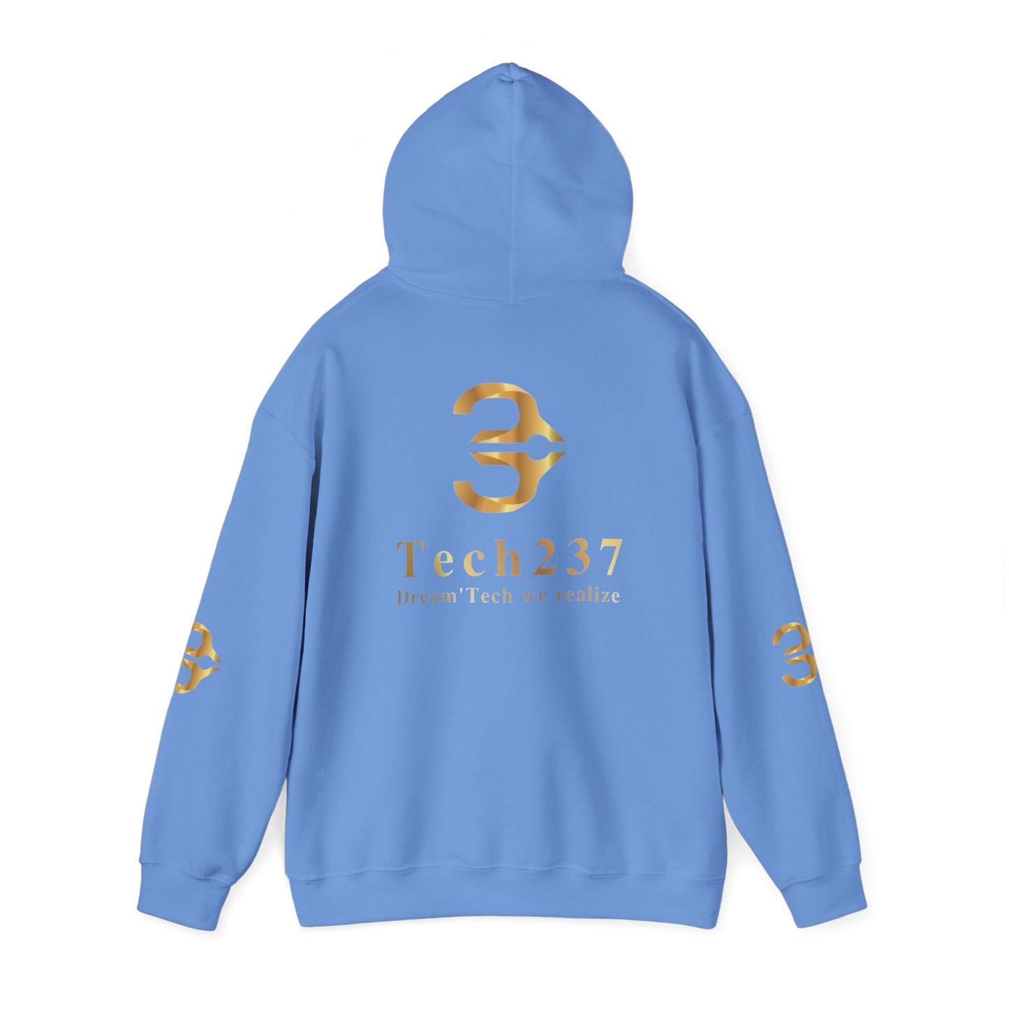 Unisex Heavy Blend™ Gold Accent Hoodie - Tech237 Statement Wear