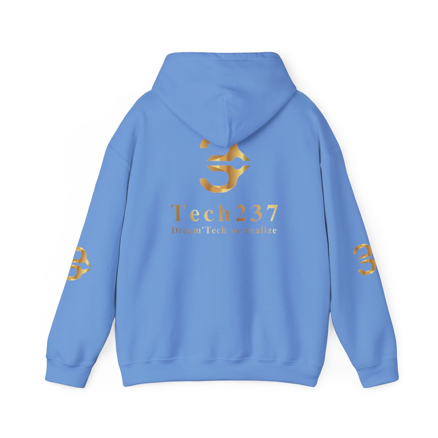 Unisex Heavy Blend™ Gold Accent Hoodie - Tech237 Statement Wear