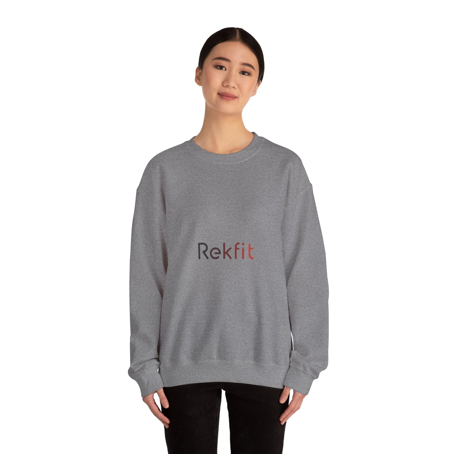 Unisex Heavy Blend™ Crewneck Sweatshirt - "Rekfit" Stay Fit Motivation