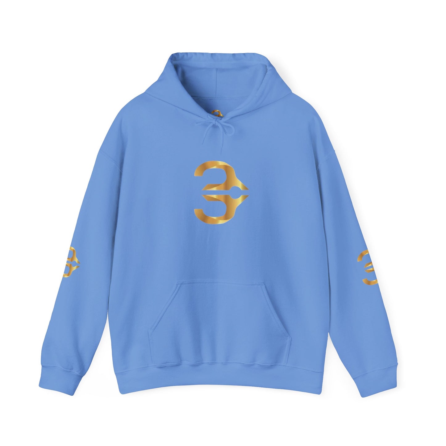 Unisex Heavy Blend™ Gold Accent Hoodie - Tech237 Statement Wear