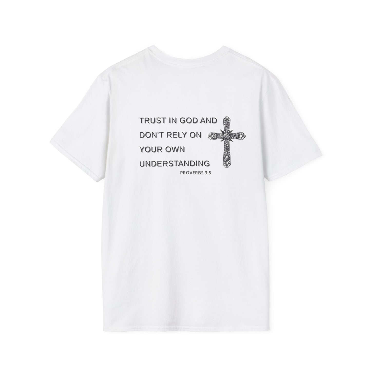 Faith-Inspired Unisex Softstyle T-Shirt with Proverbs 3:5