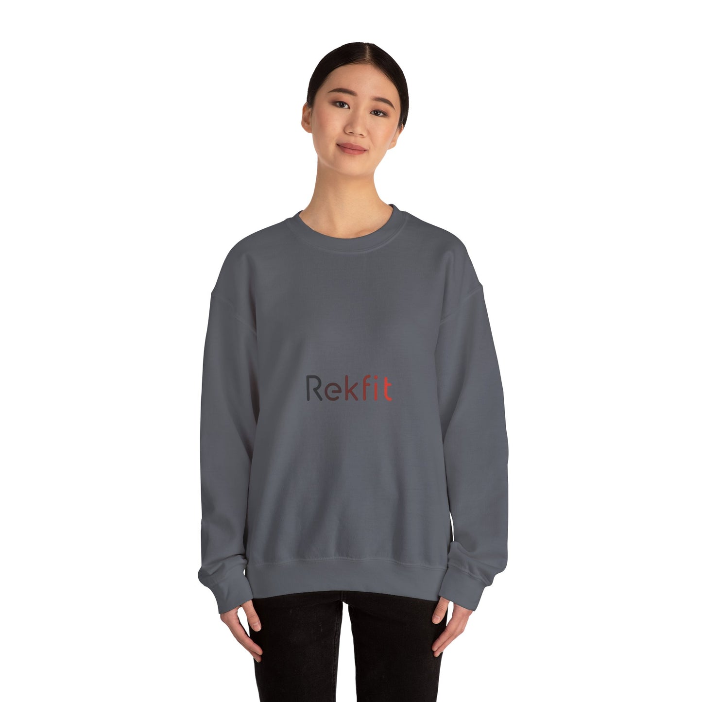 Unisex Heavy Blend™ Crewneck Sweatshirt - "Rekfit" Stay Fit Motivation