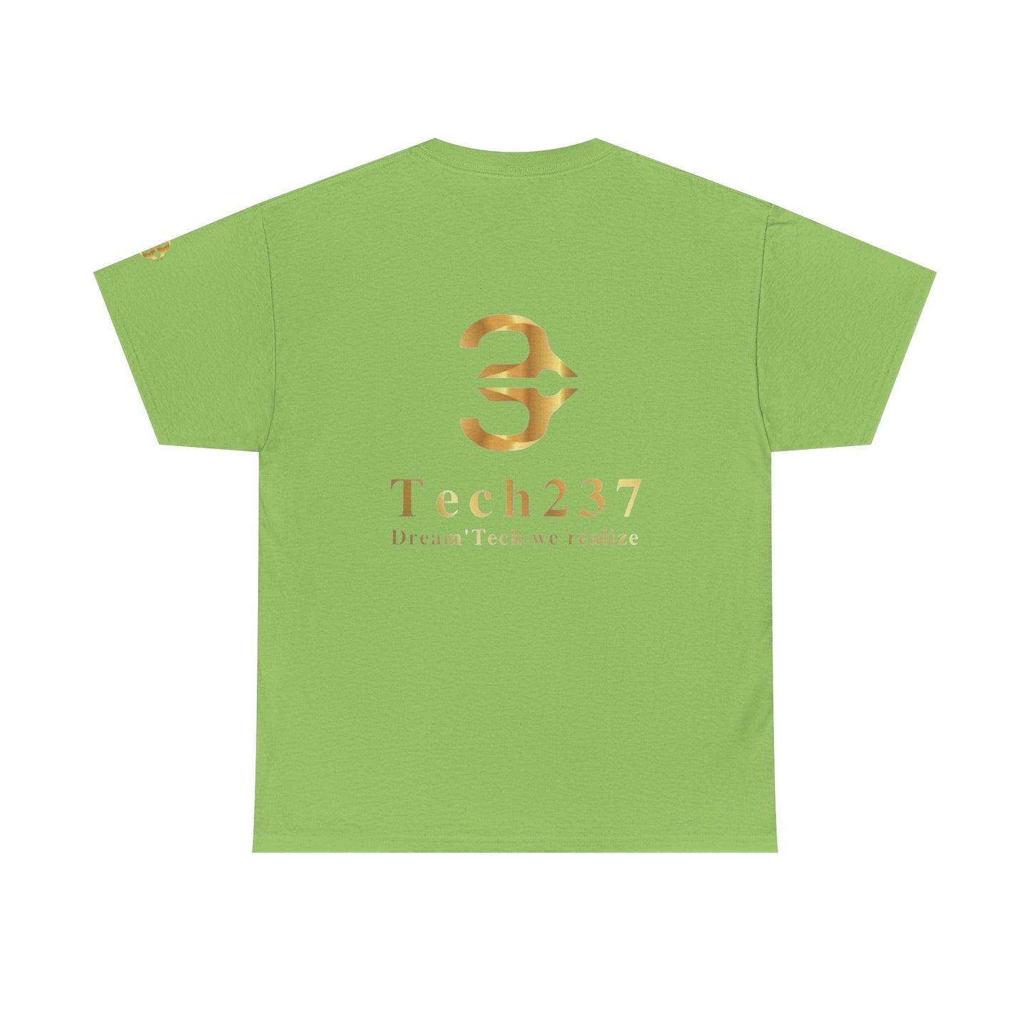 Tech237 Dream Heavy Cotton Tee - Unisex Gold Design