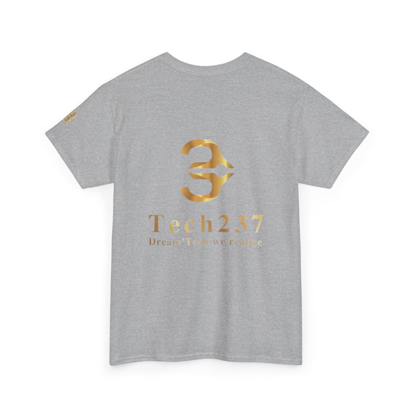 Tech237 Dream Heavy Cotton Tee - Unisex Gold Design