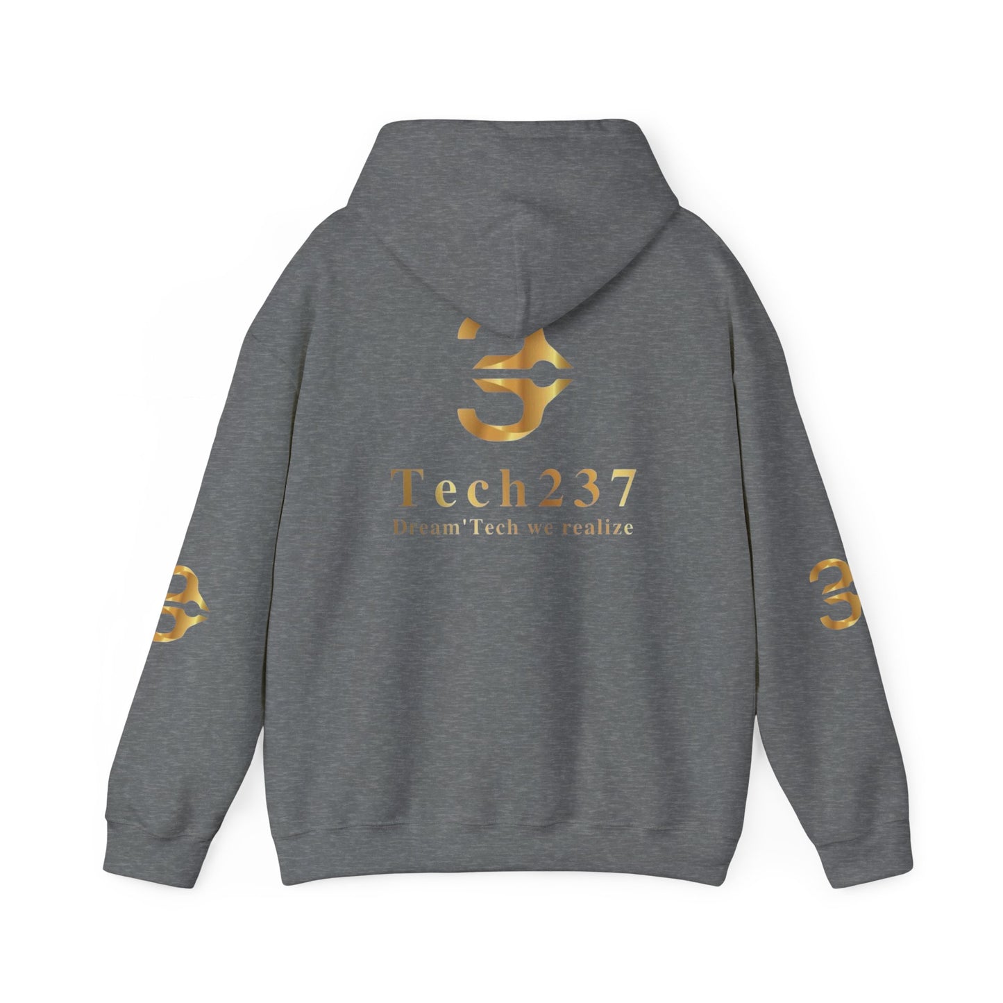 Unisex Heavy Blend™ Gold Accent Hoodie - Tech237 Statement Wear