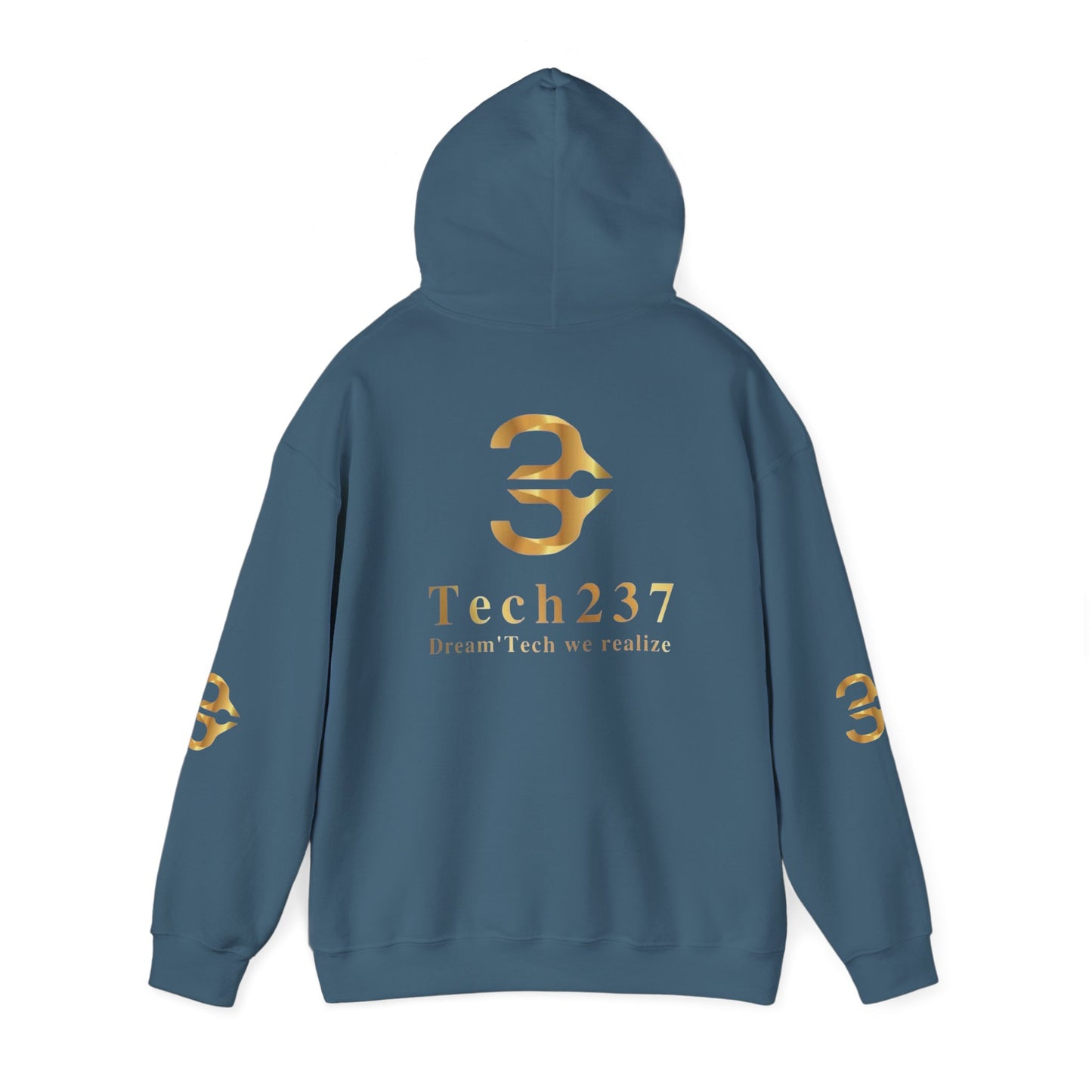 Unisex Heavy Blend™ Gold Accent Hoodie - Tech237 Statement Wear