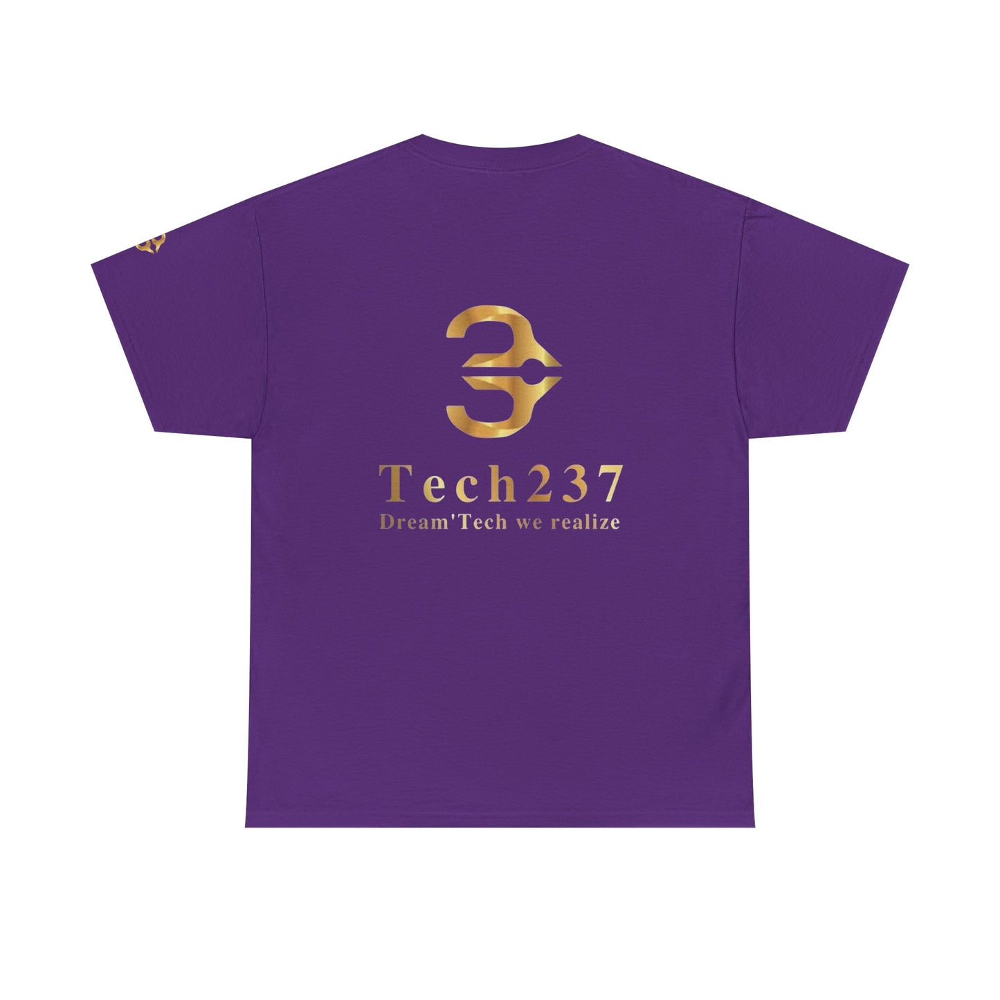 Tech237 Dream Heavy Cotton Tee - Unisex Gold Design