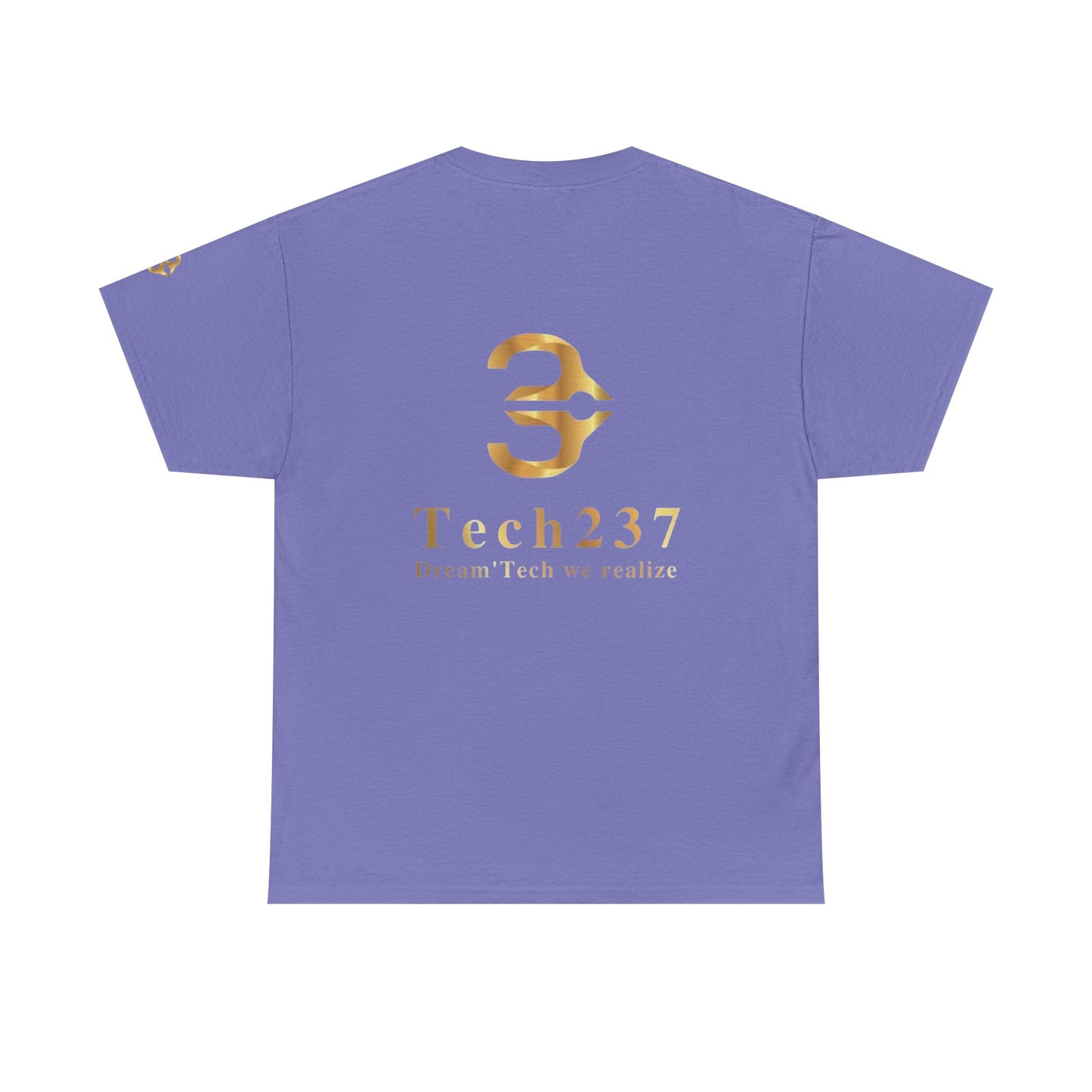 Tech237 Dream Heavy Cotton Tee - Unisex Gold Design