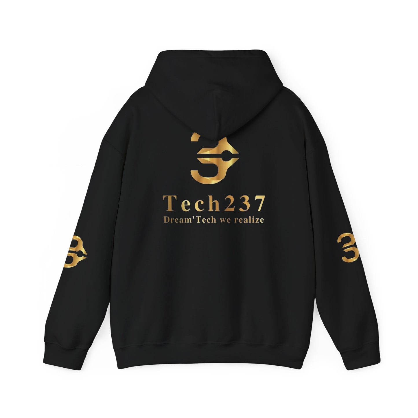 Unisex Heavy Blend™ Gold Accent Hoodie - Tech237 Statement Wear