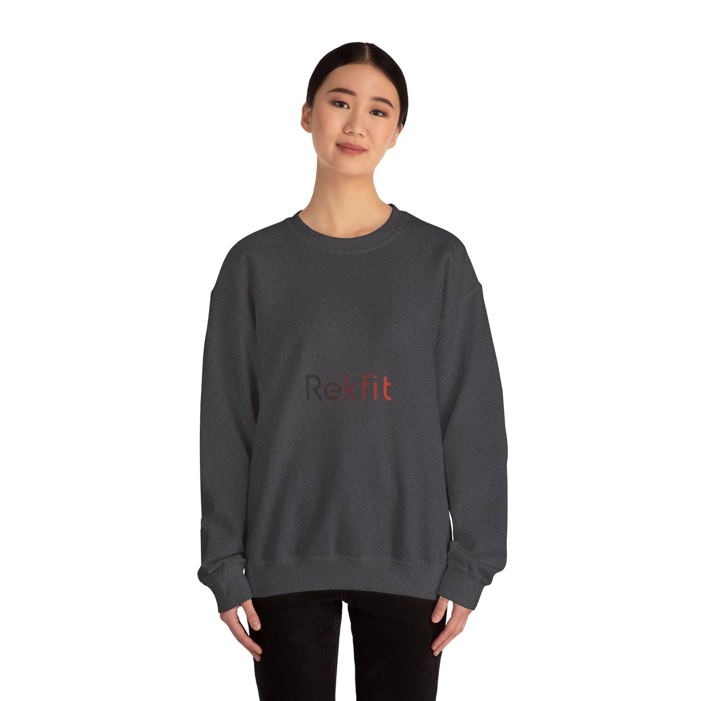 Unisex Heavy Blend™ Crewneck Sweatshirt - "Rekfit" Stay Fit Motivation