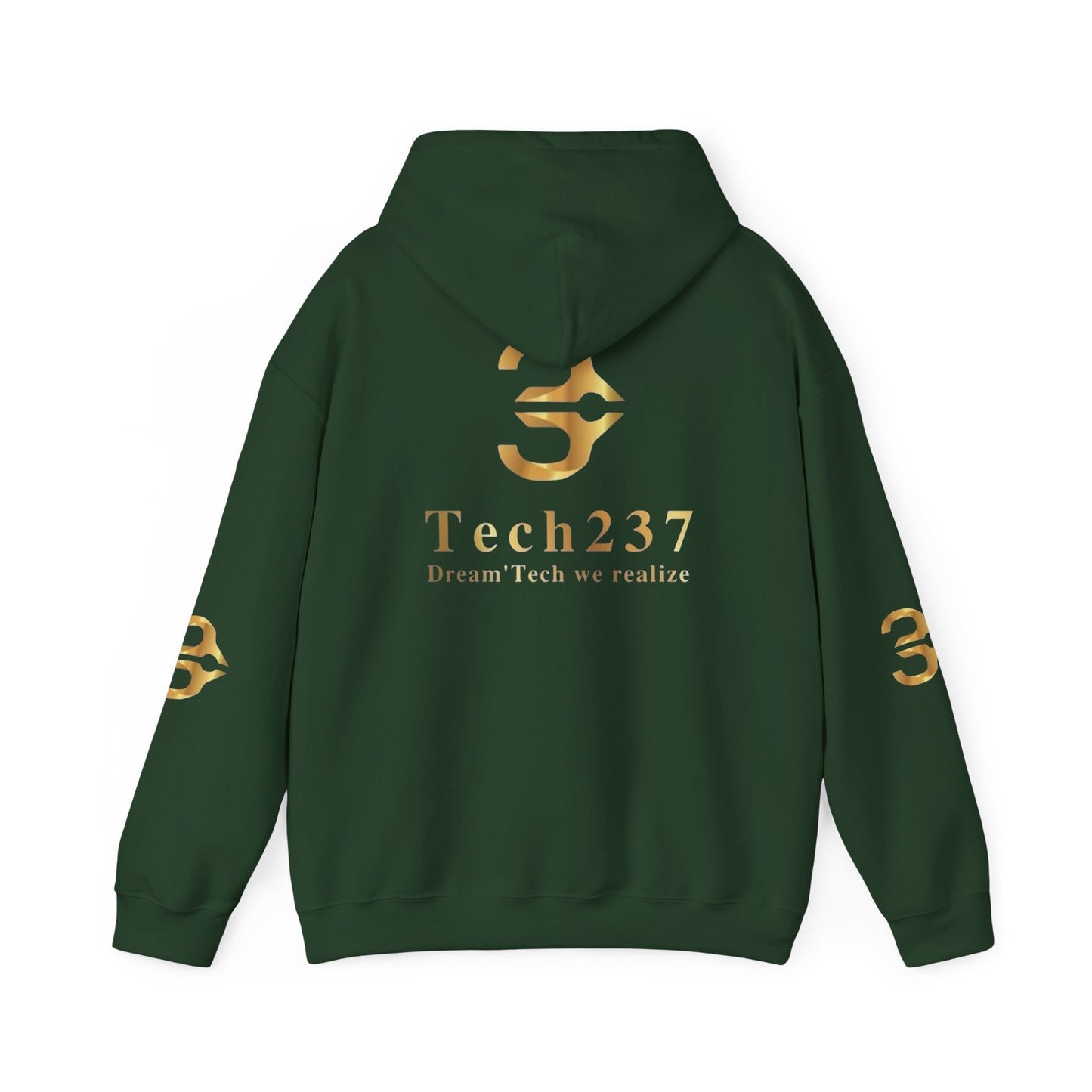 Unisex Heavy Blend™ Gold Accent Hoodie - Tech237 Statement Wear