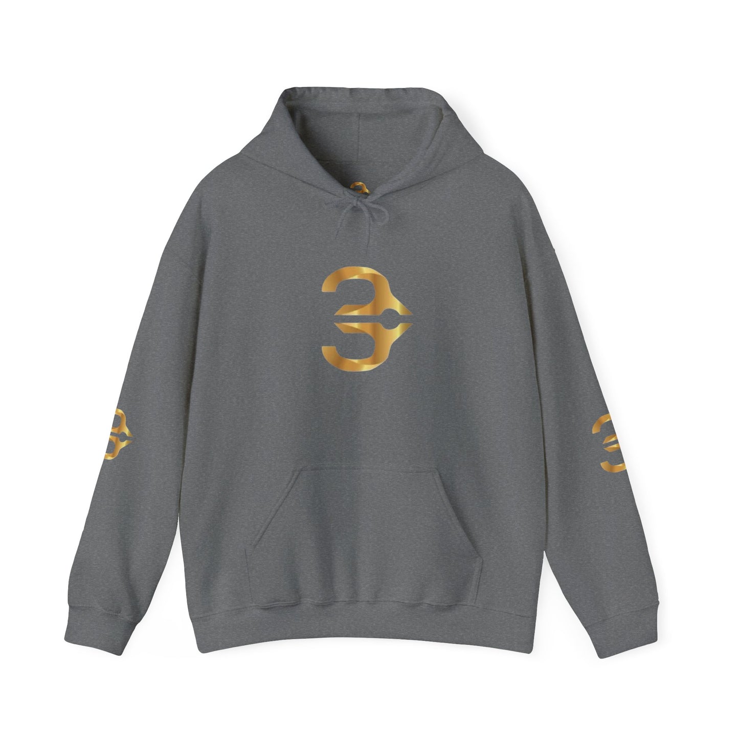 Unisex Heavy Blend™ Gold Accent Hoodie - Tech237 Statement Wear