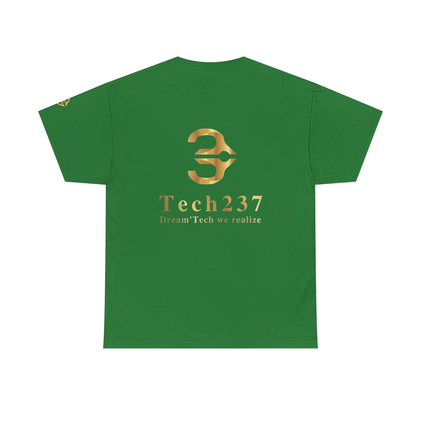 Tech237 Dream Heavy Cotton Tee - Unisex Gold Design