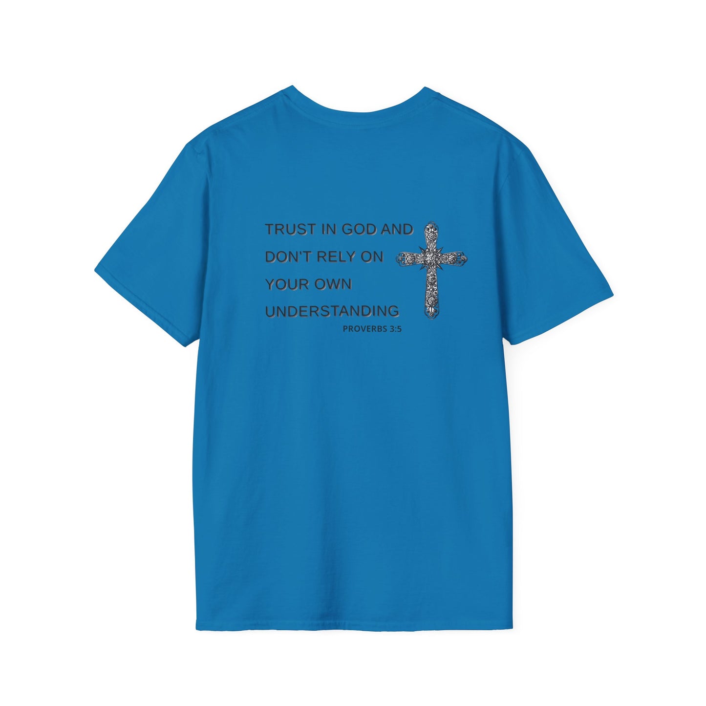 Faith-Inspired Unisex Softstyle T-Shirt with Proverbs 3:5