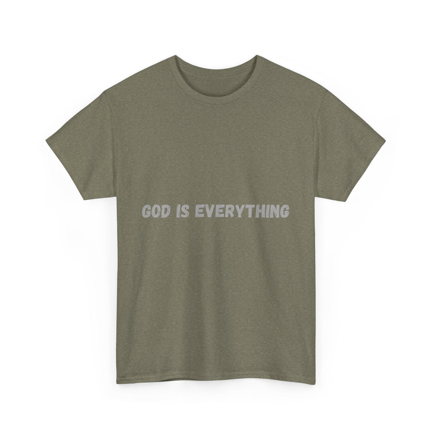 Inspirational God Is Everything Unisex Heavy Cotton Tee