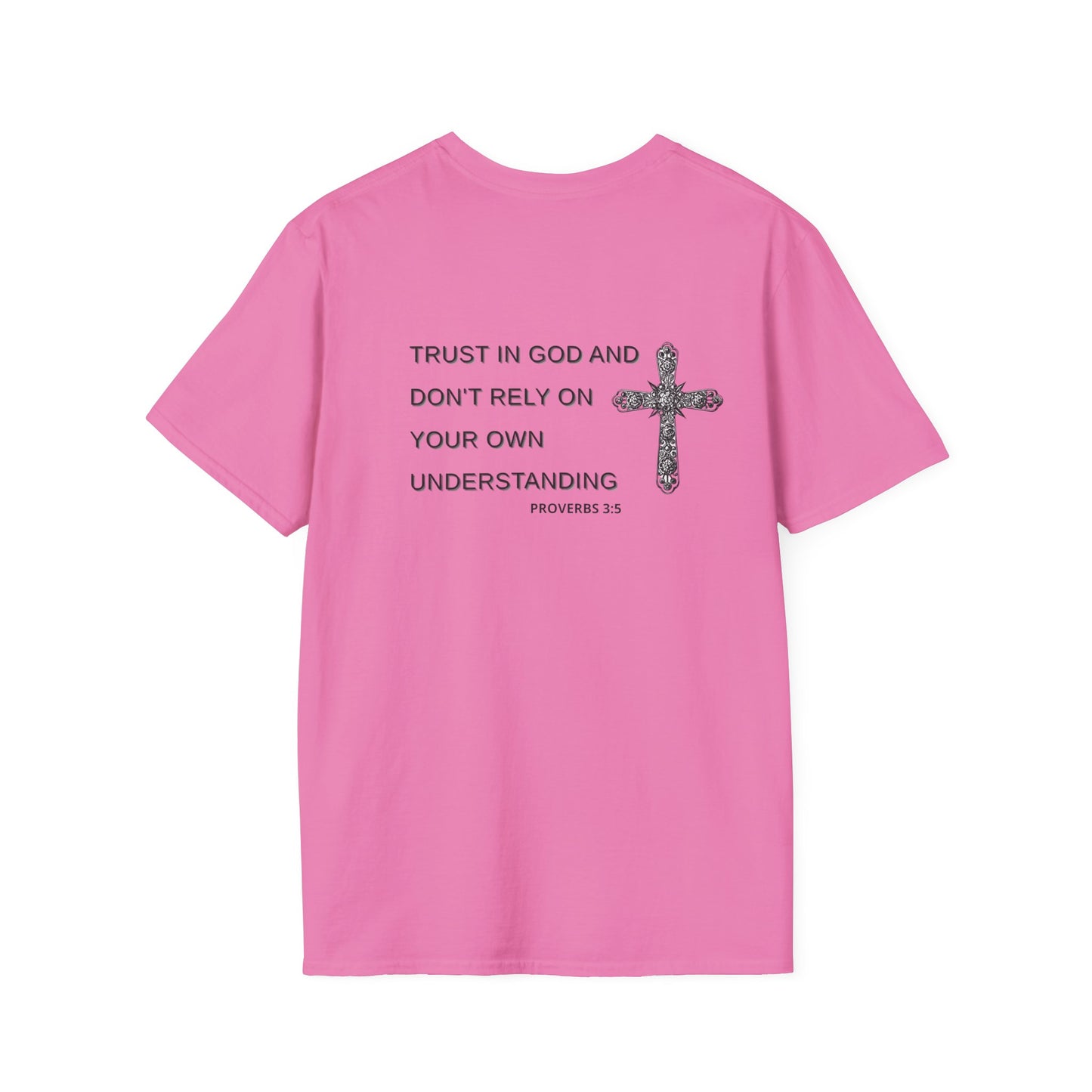 Faith-Inspired Unisex Softstyle T-Shirt with Proverbs 3:5