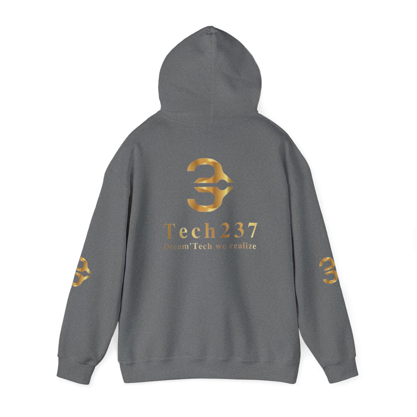 Unisex Heavy Blend™ Gold Accent Hoodie - Tech237 Statement Wear