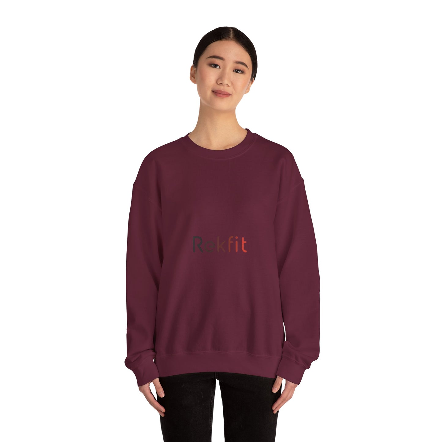 Unisex Heavy Blend™ Crewneck Sweatshirt - "Rekfit" Stay Fit Motivation