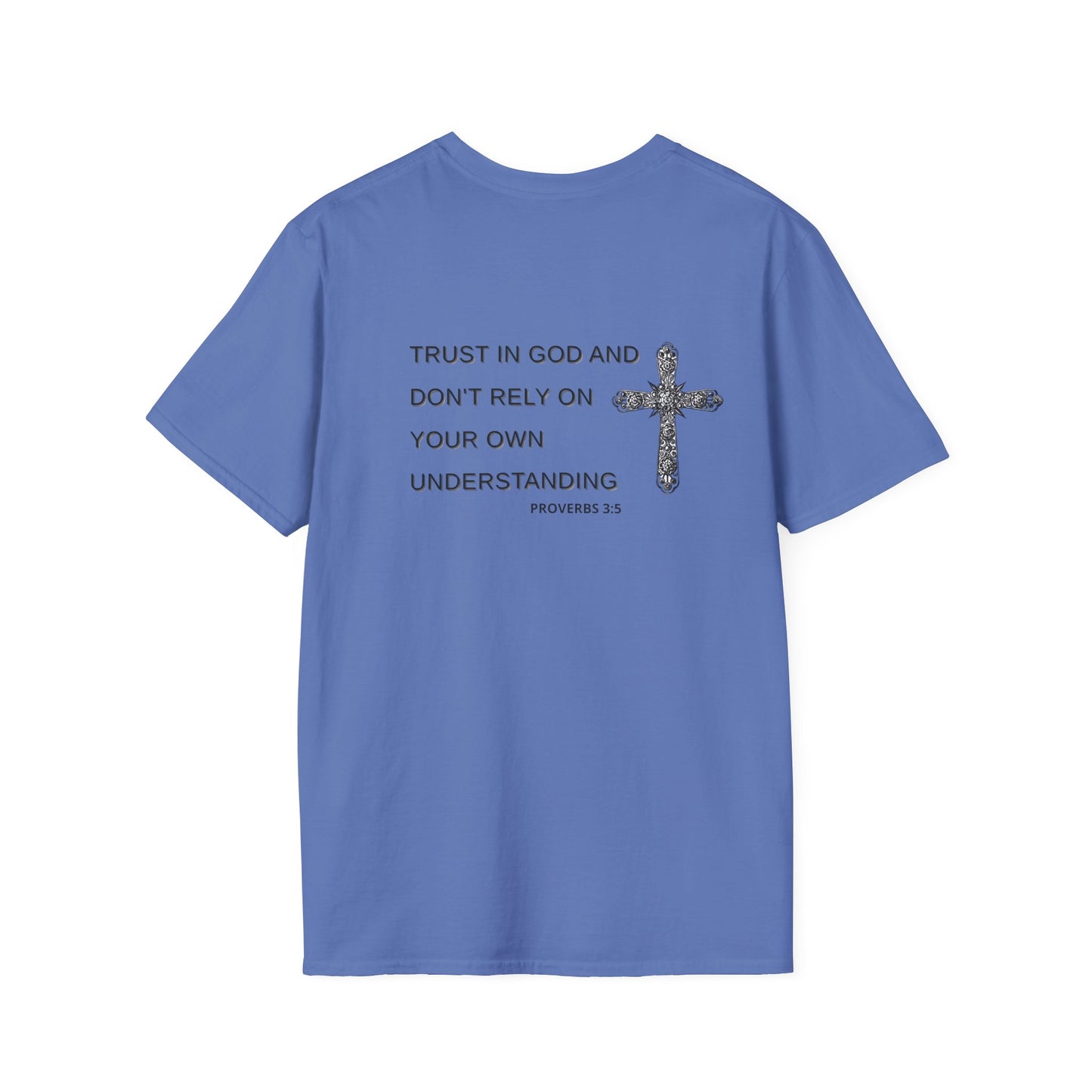 Faith-Inspired Unisex Softstyle T-Shirt with Proverbs 3:5