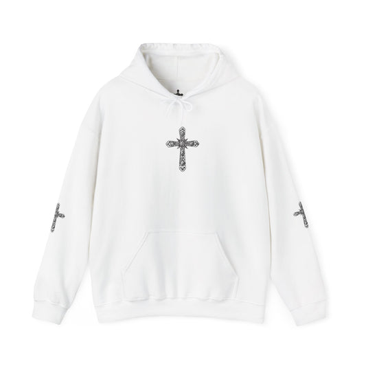 Faith-Inspired Heavy Blend Hooded Sweatshirt - Trust in God, Proverbs 3:5