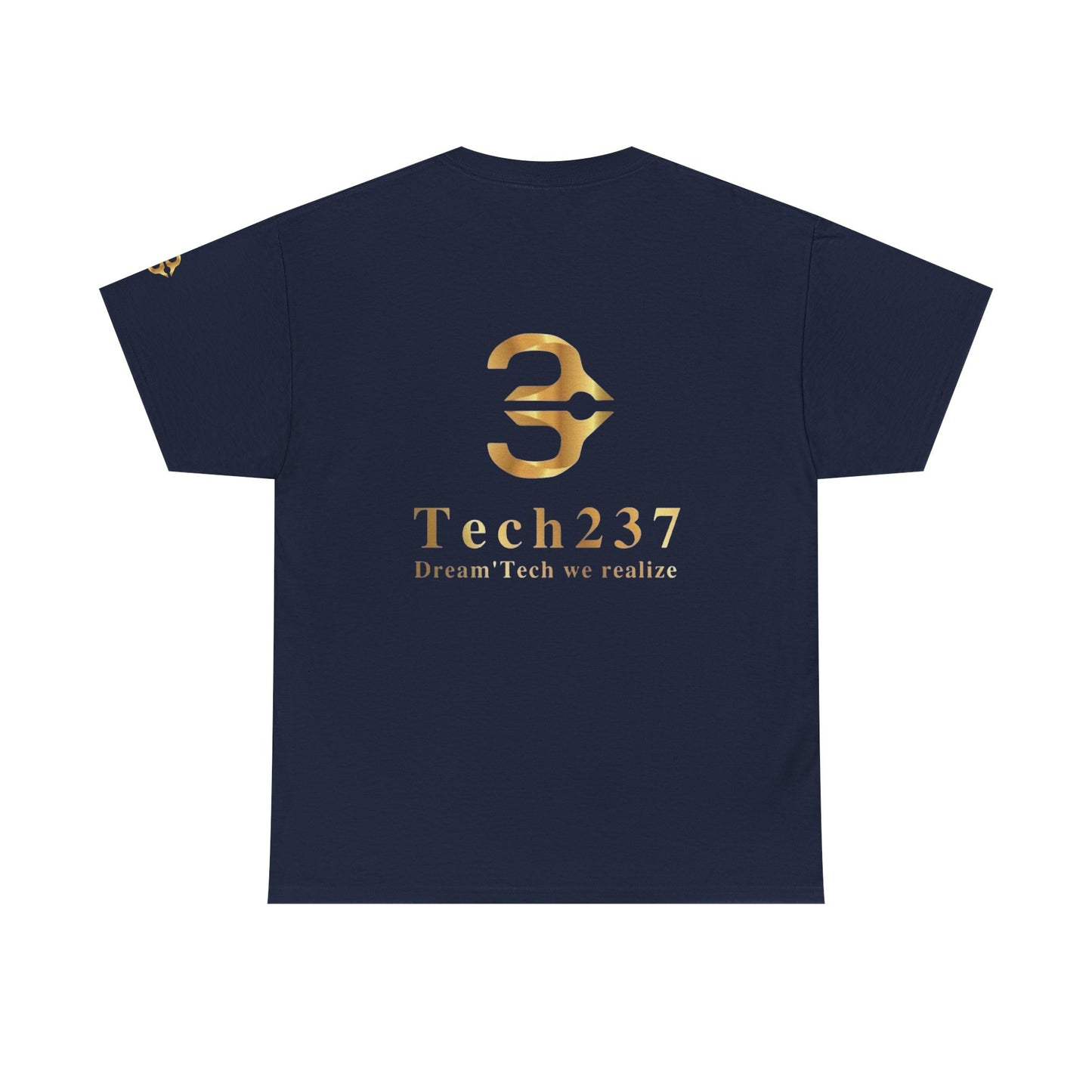 Tech237 Dream Heavy Cotton Tee - Unisex Gold Design