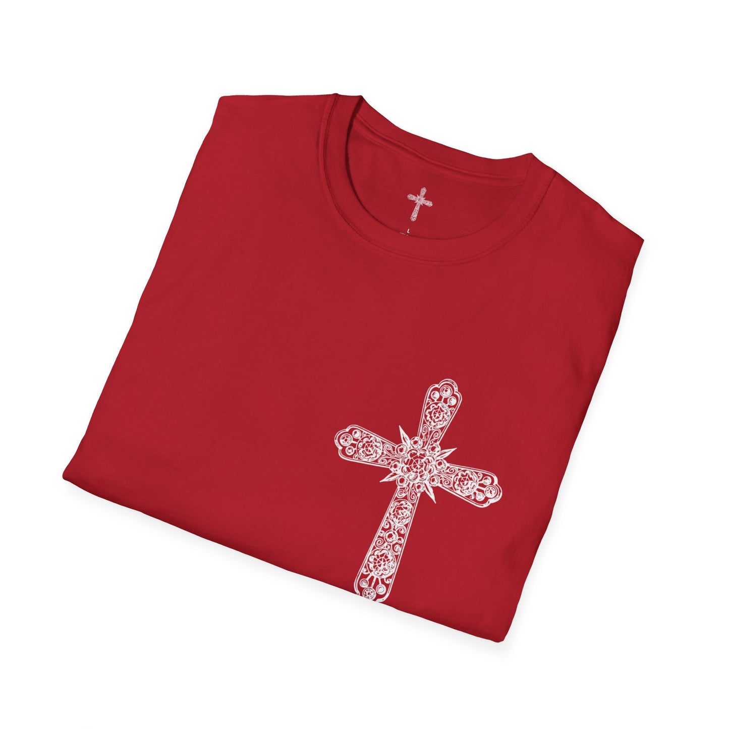 Faith-Inspired Unisex Softstyle T-Shirt with Proverbs 3:5