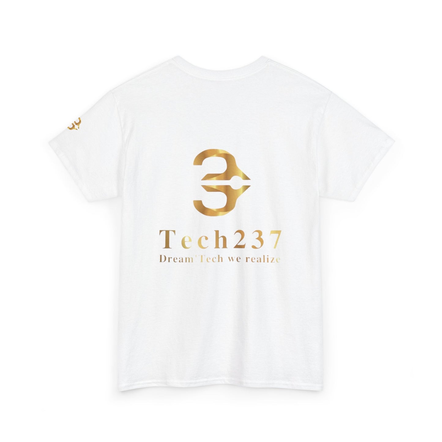 Tech237 Dream Heavy Cotton Tee - Unisex Gold Design