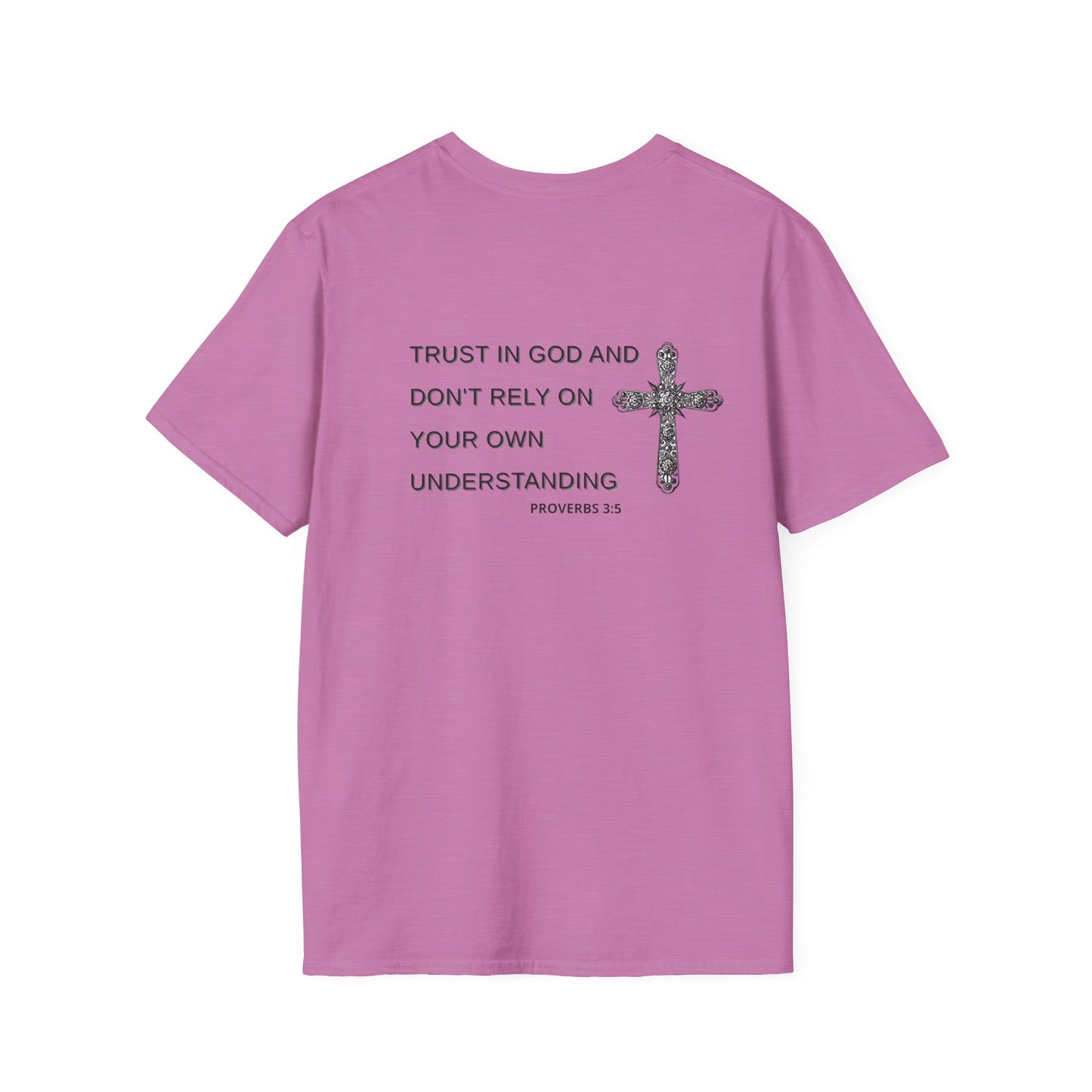 Faith-Inspired Unisex Softstyle T-Shirt with Proverbs 3:5