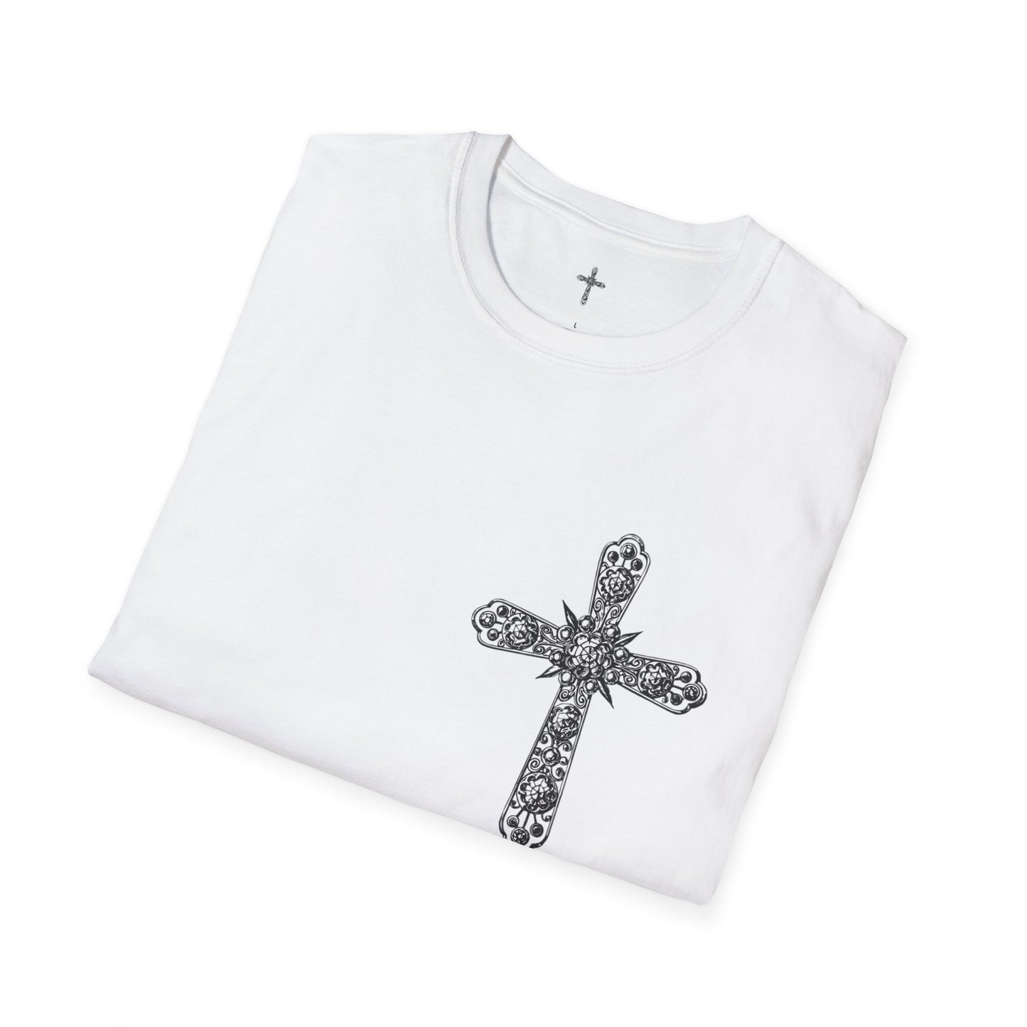 Faith-Inspired Unisex Softstyle T-Shirt with Proverbs 3:5