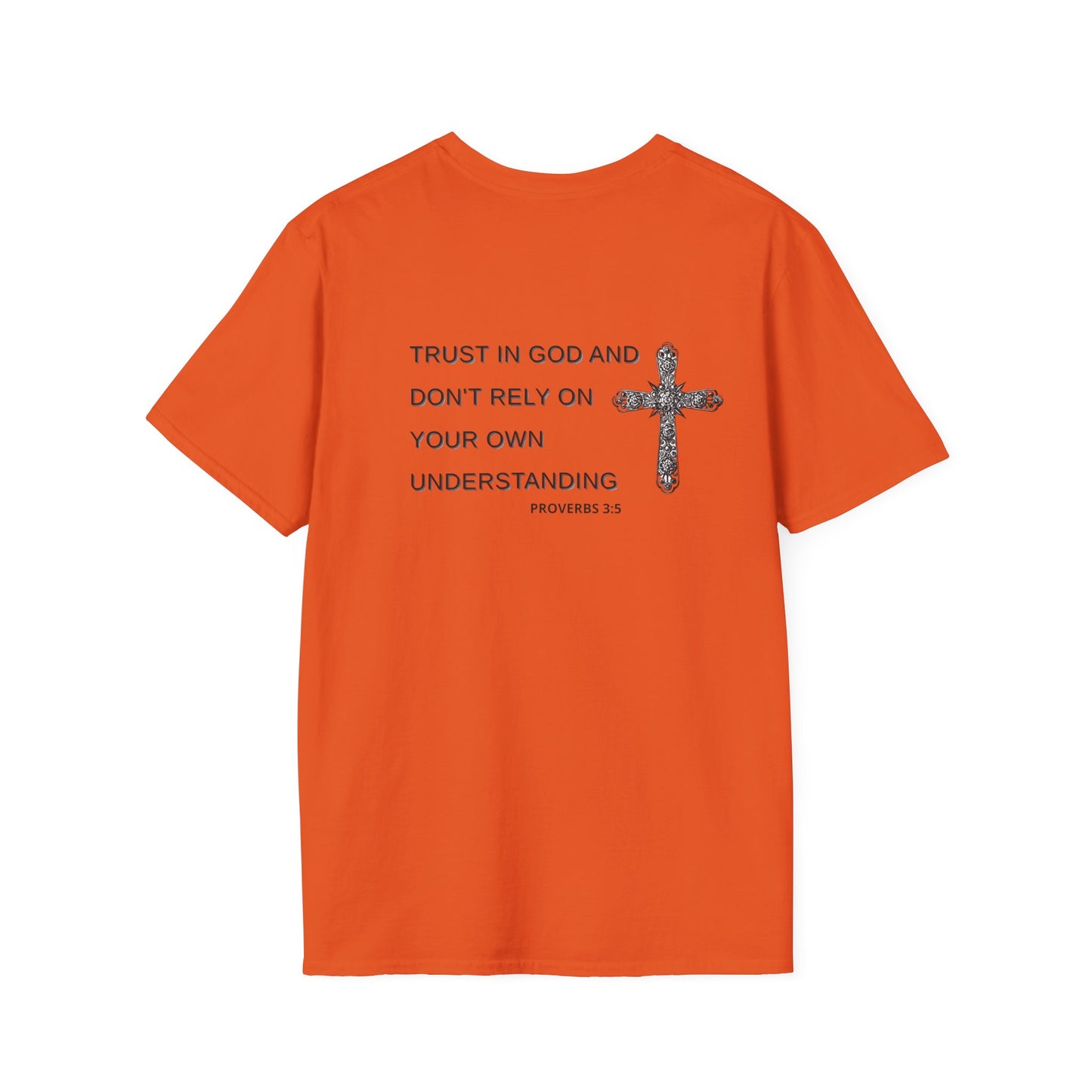 Faith-Inspired Unisex Softstyle T-Shirt with Proverbs 3:5