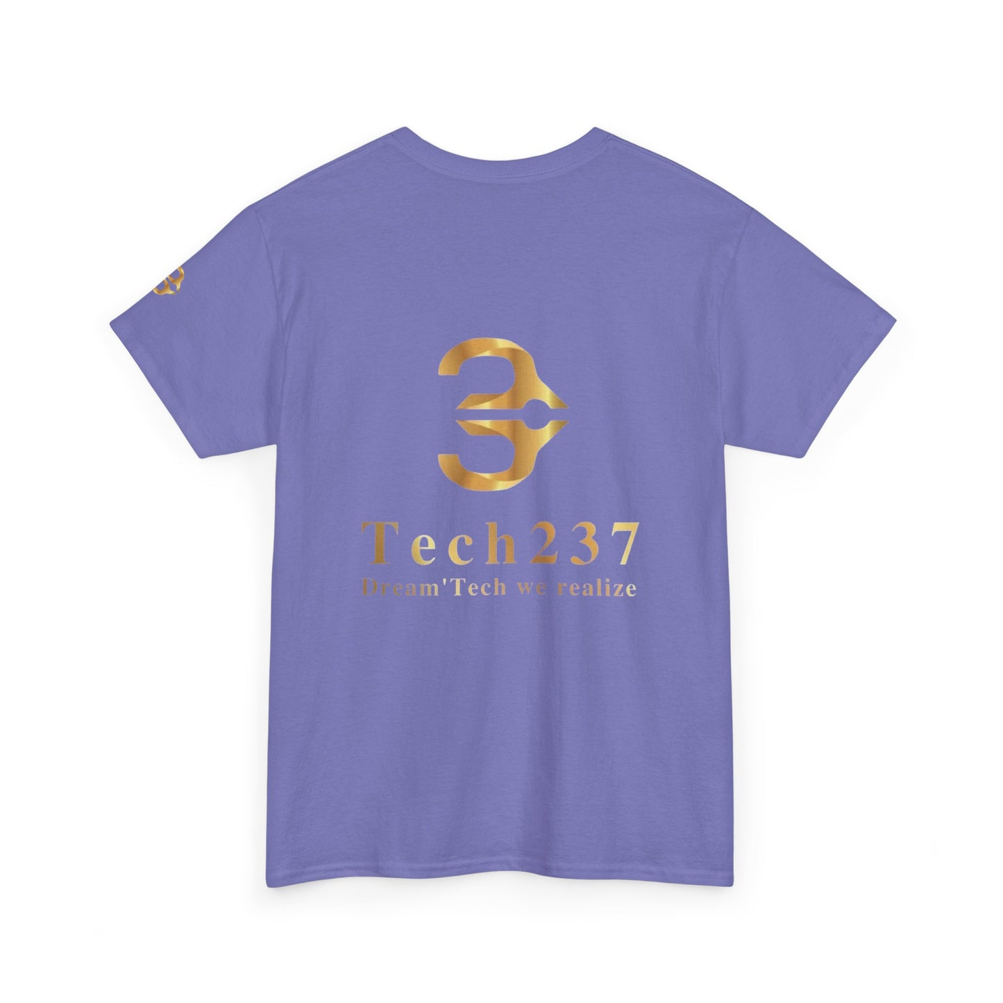 Tech237 Dream Heavy Cotton Tee - Unisex Gold Design